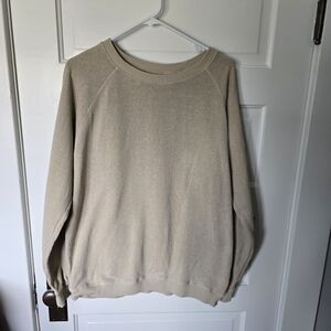 Jungmaven Hemp French Terry Raglan Bonfire Sweatshirt Canvas M